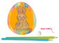 Preview: Wooden Ornament "Bunny Lopi", Set of 4