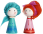 Preview: Wooden Puppets "Girls & Boys", 2 pcs.