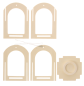 Preview: Crafting Kit "Wooden Lantern", 1pc.