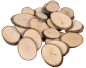 Preview: Natural Wood Slices Oval, 1000g