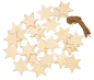 Preview: Wooden Ornament "Little Star", Set of 24