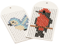 Preview: Holztäfelchen zum Sticken, 6er Set