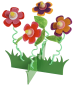 Preview: Tellerteiler "Blumenwiese", 1 Bastelset