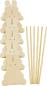 Preview: Holzstecker "Häschengang", 6er Set