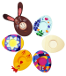 Preview: Tealight Holder "Easter Egg", 3pcs.