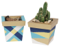 Preview: wooden flower pot, Set of 2