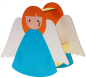 Preview: SUNNYSUE - DIY Kit wooden basket angel,  set of 6