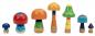 Preview: Wooden mushroom, set 7-pcs.