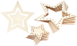 Preview: Loom stars, 12-pcs.