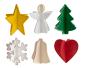 Preview: Weihnachtsanhänger 3D, 24-tlg.