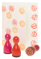 Preview: Mini Wooden Stamps "Spring", 3pcs.