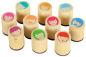 Preview: Wooden Stamps "Mood", 10pcs.
