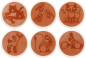 Preview: Giant Stamps "Forest Animals", 6pcs.