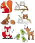 Preview: SUNNYSUE - Giant Stamps "Forest Animals", 6pcs.