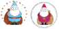 Preview: Giant Stamps "Elves", Set of 2