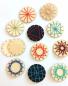 Preview: wooden mandalas stars and flowers