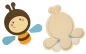 Preview: Einlegepuzzle "Bienchen", 1Stck