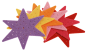 Preview: SUNNYSUE - Felt Ornament "Star For Stitching", Set of 6