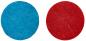 Preview: Filz Wendeplättchen rot/blau, 100-tlg.