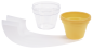 Preview: Flower Pot "For Self-Colouring", 1pc.