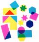 Preview: Arcylic forms and colours, 21 pieces