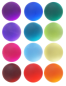 Preview: Funkelsteine Kreise, transparent, 120-tlg.