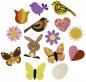 Preview: Big Pack 100 pcs wooden spring ornaments