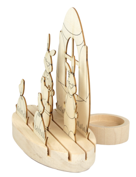 Preview: Fensterdeko "Ostern mit Familie Lopi", 8tlg.