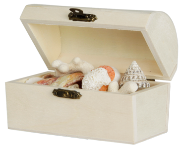 Wooden Chest "Pirate Treasure", 1pc.