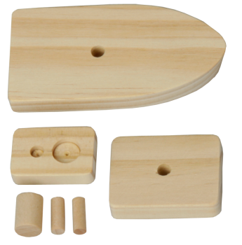 Construction Kit "Steamboat", Set of 2