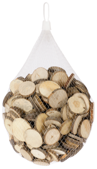 Natural Wood Slices Small round, 1000g