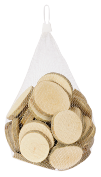 Natural Wood Slices Round, 1000g