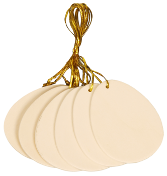 Wooden Ornaments "Easter Egg", Set of 6