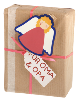 Wooden Pegs "Santa & Co", 6pcs.