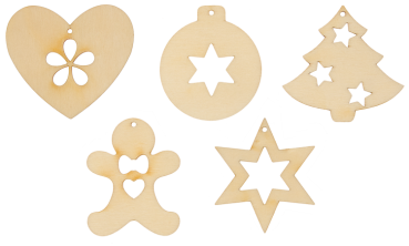 Wooden Ornaments "Small", 15pcs.