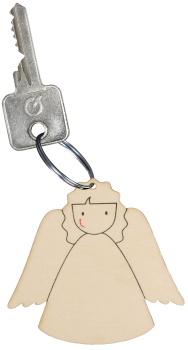 Keyring Pendants "Guardian Angel", 12pcs.
