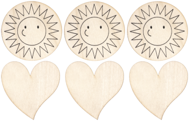 SUNNYSUE - Kühlschrank Magnet Muttertag, 6tlg.