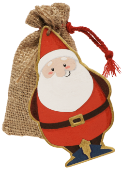 Wooden Tag "Elves Parade", Set of 6