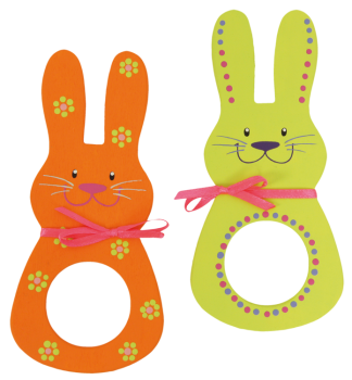 Napkin Ring "Easter bunny", Set of 6