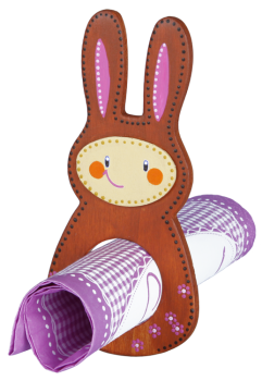 Napkin Ring "Easter bunny", Set of 6