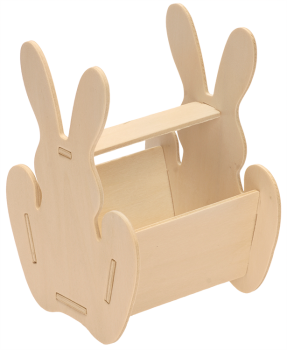 DIY "Bausatz Holz-Osterkörbchen", 6er Set
