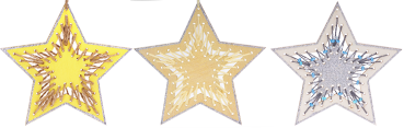 Loom stars, 12-pcs.