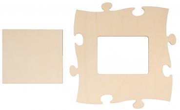 Puzzle Bilderrahmen, kleiner rechteckiger Bildausschnitt