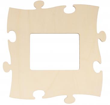 Puzzle Bilderrahmen, kleiner rechteckiger Bildausschnitt