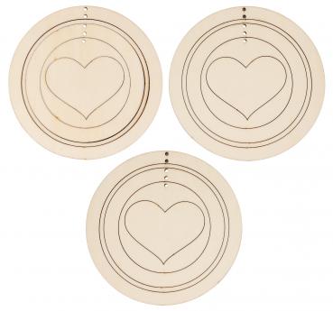 Moiblé hearts, Set of 3