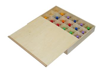 Holzkiste für 30 Stempel