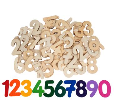 Holzzahlen 7,5cm, 150-tlg.