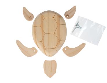 Holz-Bausatz Schildkröte