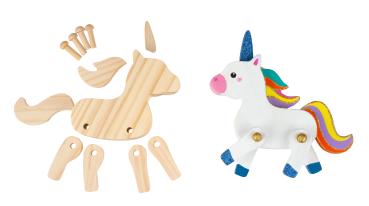 Holz-Bausatz Einhorn, 1 Stück