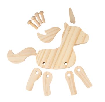 Holz-Bausatz Einhorn, 1 Stück